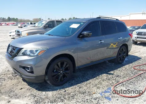 2018 Nissan Pathfinder Sl из США, поврежденный, VIN 5N1DR2MN1JC640254